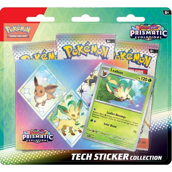 Pokémon TCG – Prismatic Evolutions Tech-Sticker-Kollektion