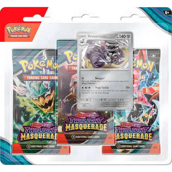 Pokémon TCG - Twilight Masquerade 3 Pack Blister
