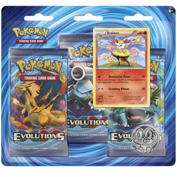 Pokémon TCG - Evolutions 3 Pack Blister