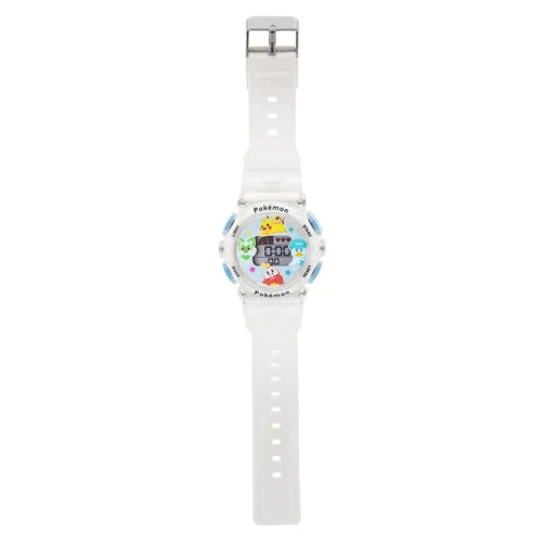 Digitaal wit Pokémon horloge