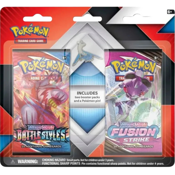 Pokémon TCG - 2 Pack Metal Pin Blister