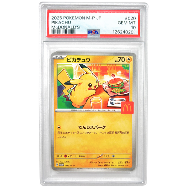 Burgerchu Pikachu PSA 10