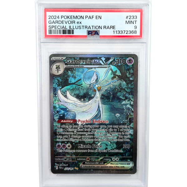 Gardevoir EX #233 Paldean Fates PSA 9