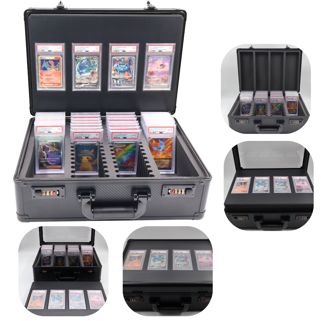 TCG - Carbon Slab Koffer Inclusief 4-delig Display