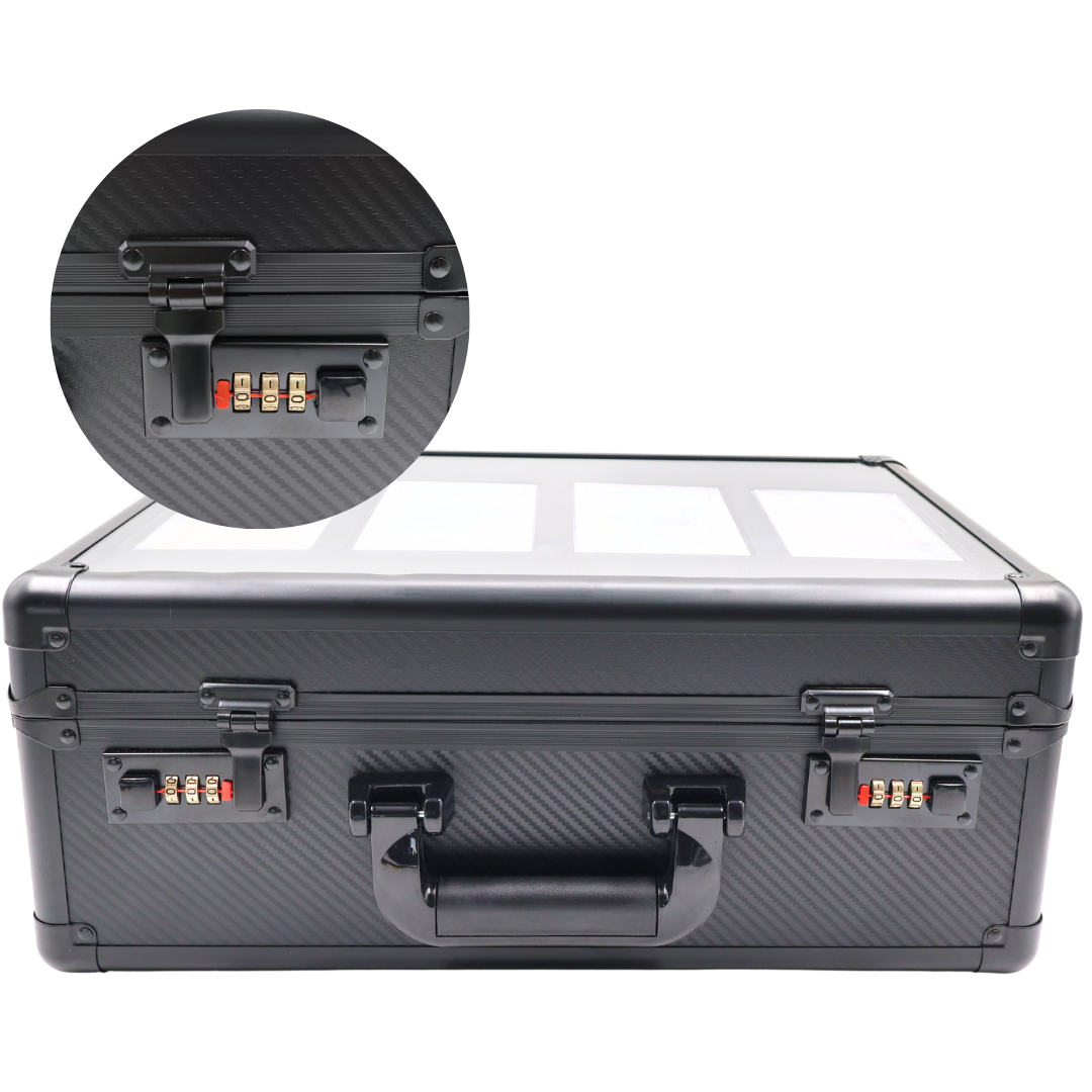 TCG - Carbon Slab Koffer Inclusief 4-delig Display