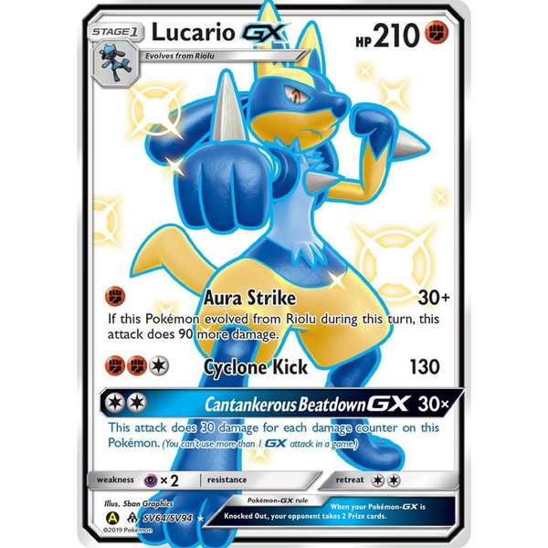 Pokémon TCG - Lucario GX HIF SV64