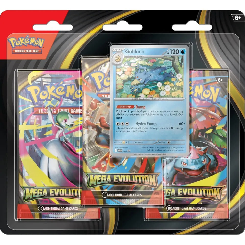 Pokémon TCG - Mega Evolution 3 Pack Blister