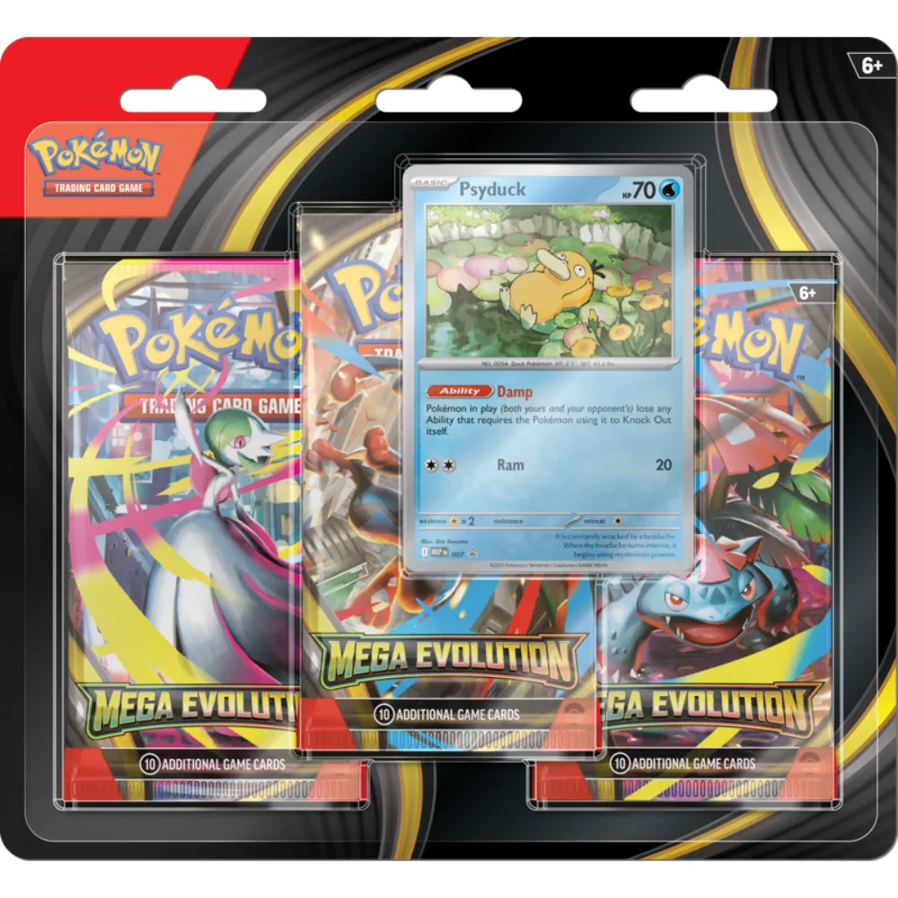 Pokémon TCG - Mega Evolution 3 Pack Blister