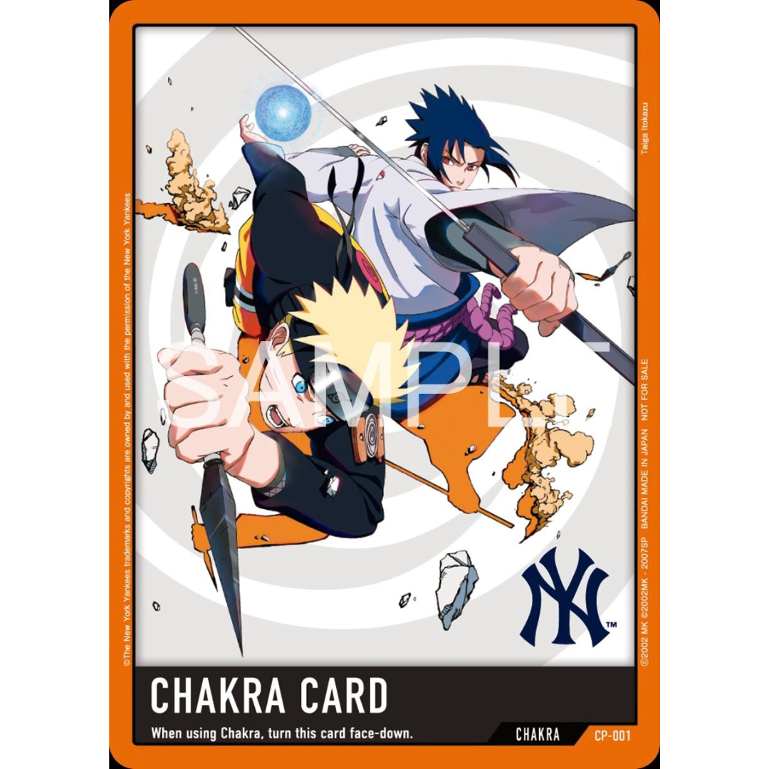 Naruto TCG - Naruto Night x New York Yankees – TCG Promo Chakra Card CP-001