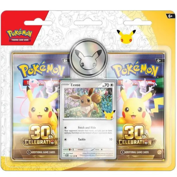 Pokémon TCG - 30th Celebrations 2 Pack Blister Eevee