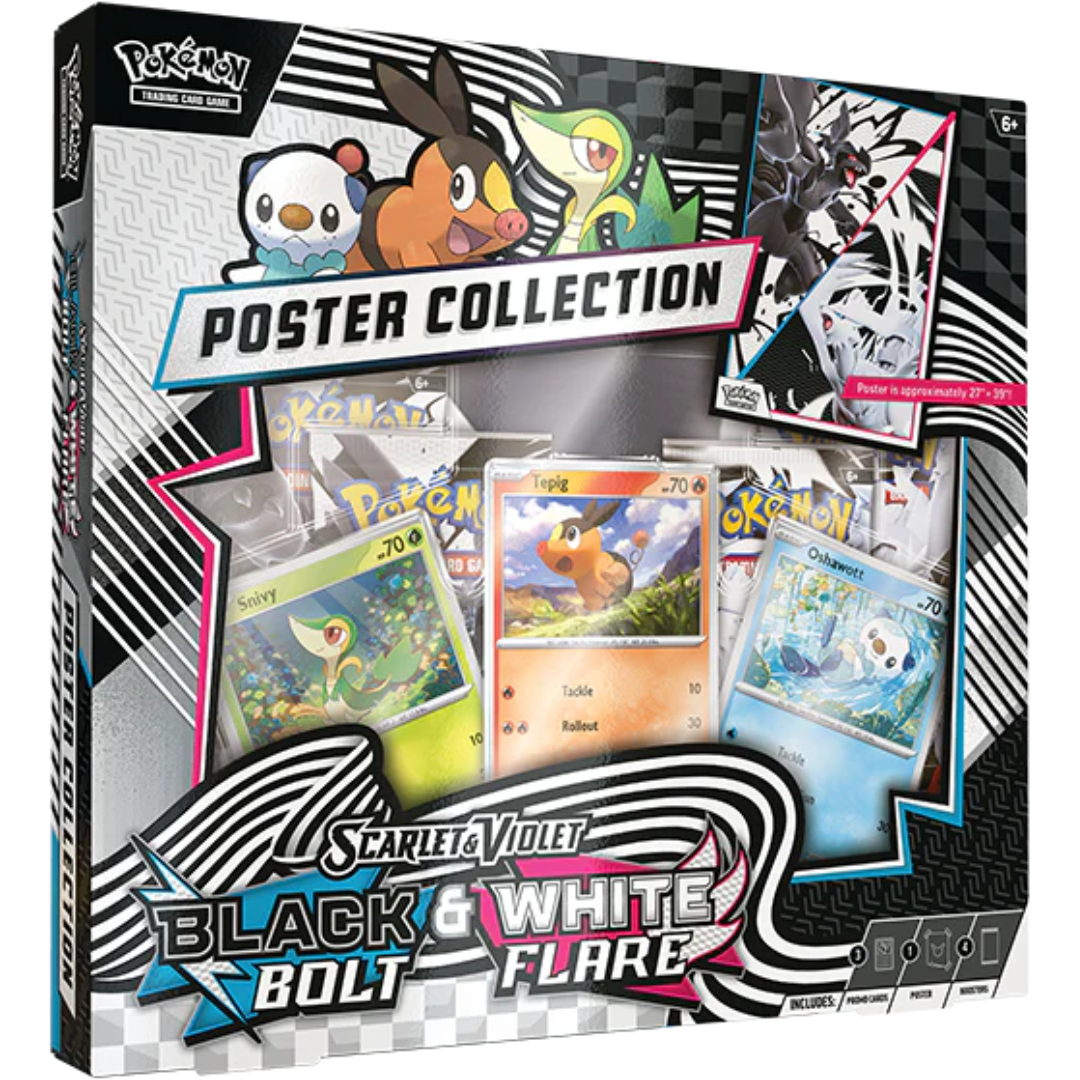 Pokémon TCG - Black Bolt & White Flare Poster Collection