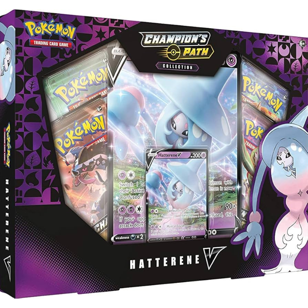 Pokémon TCG - Champion's Path Hatterene V Collection Box