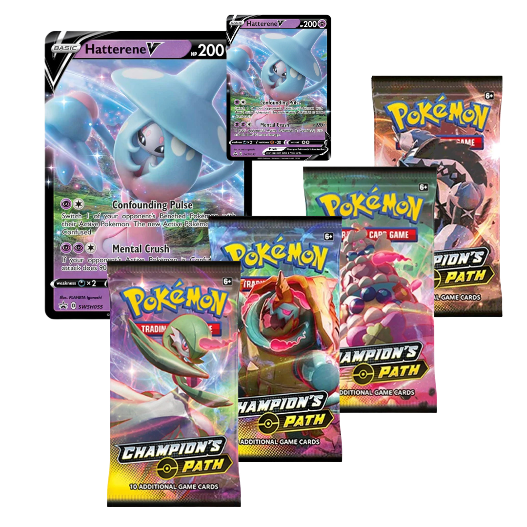 Pokémon TCG - Champion's Path Hatterene V Collection Box