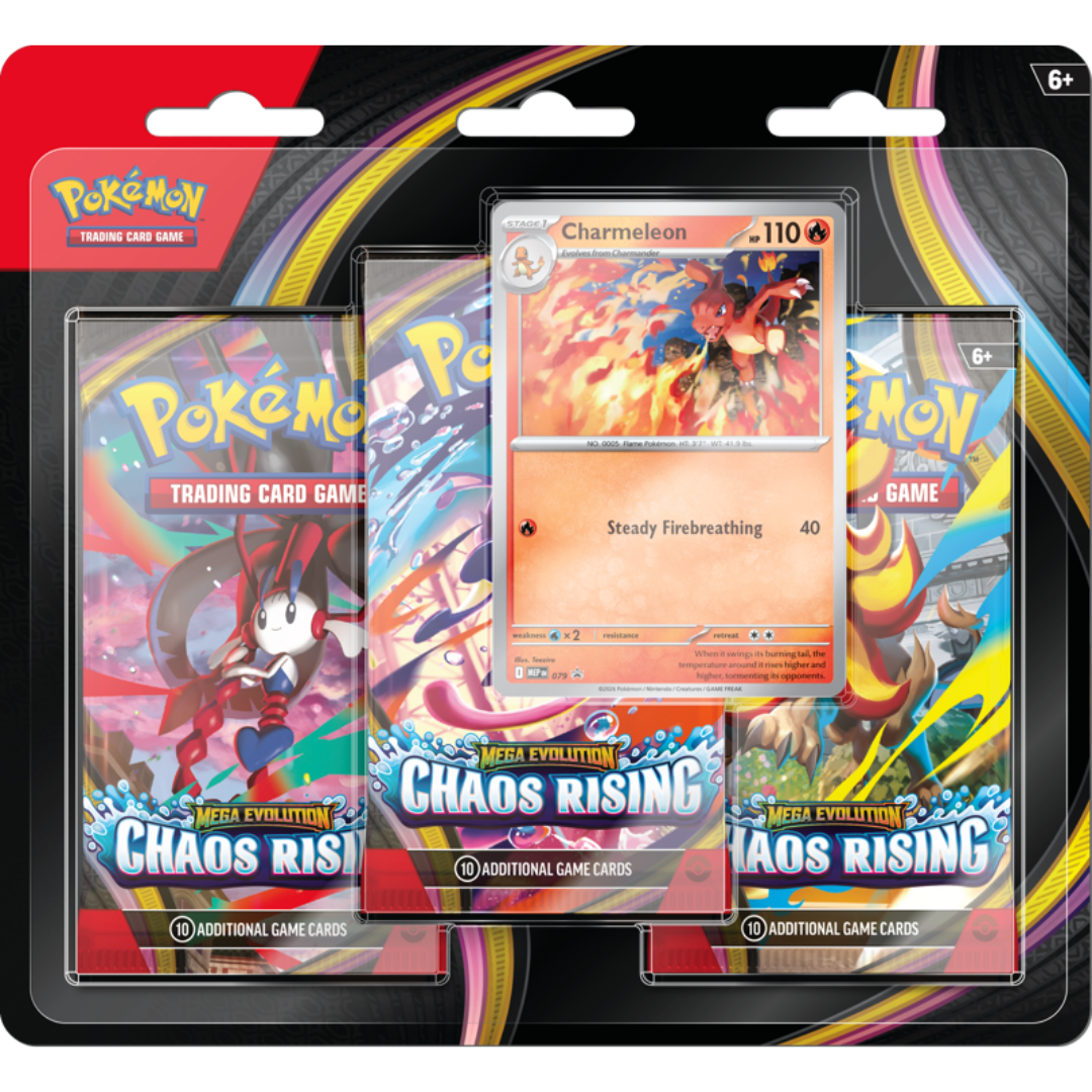 Pokémon TCG - Chaos Rising 3 Pack Blister - Charmeleon