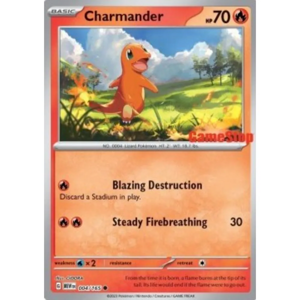 Pokémon TCG - Charmander 004 MEW GameStop Sealed Promo