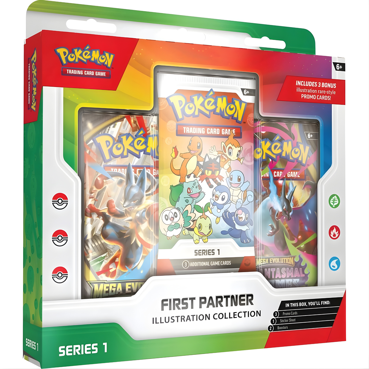 Pokémon TCG - First Partner Illustration Collection Box ( Box licht beschadigd )