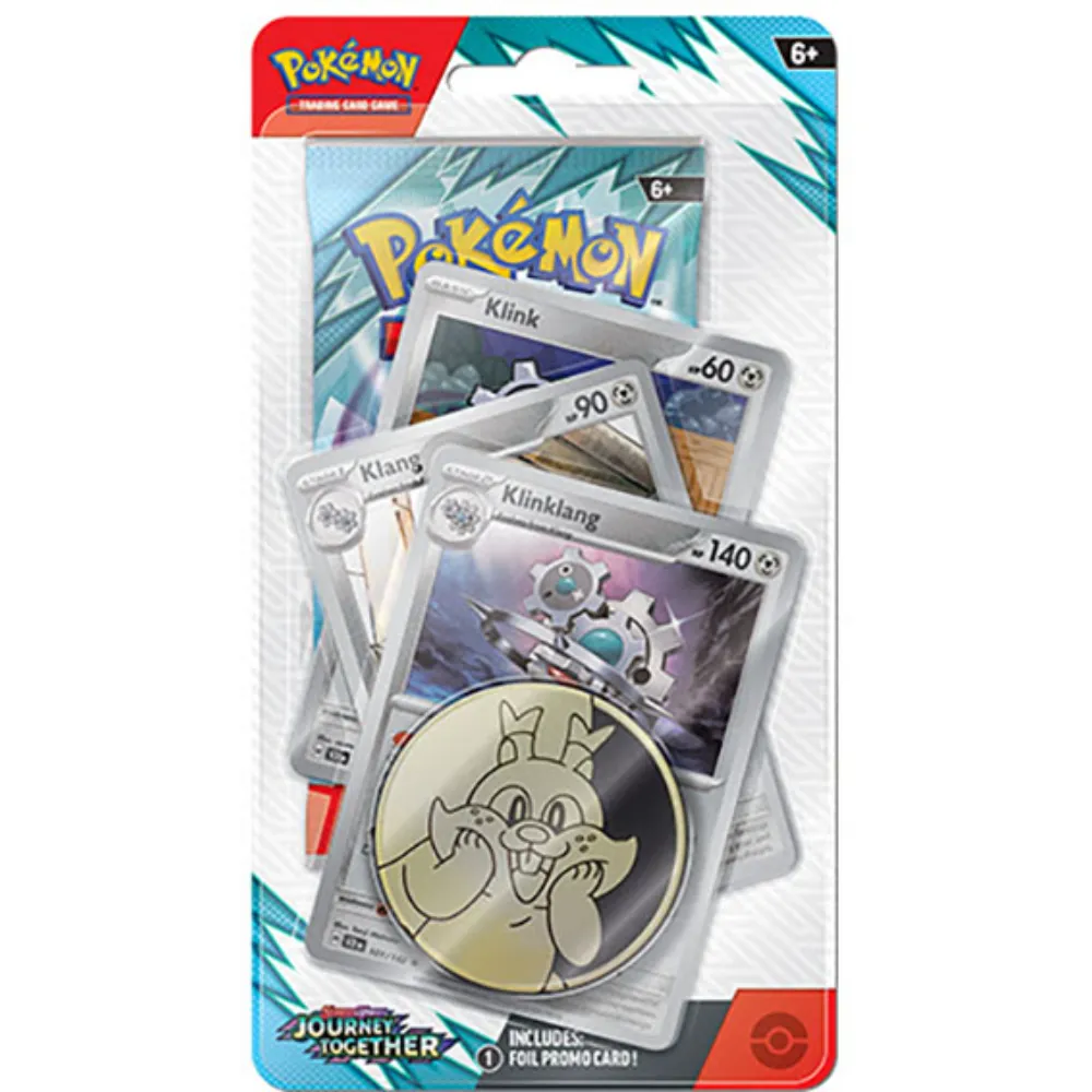Pokémon TCG - Journey Together Premium Checklane Blister Klinklang