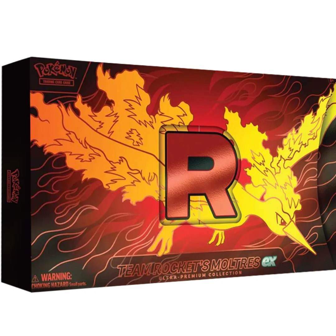 Pokémon TCG - Team Rocket’s Moltress Ultra Premium Collection Box