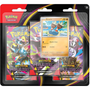 Pokémon TCG - Pitck Black 3 Pack Blister - Binacle