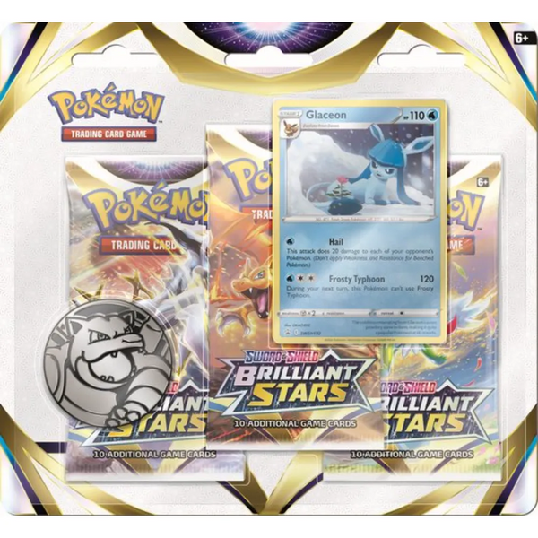 Pokémon TCG - Brilliant Stars 3 Pack Blister