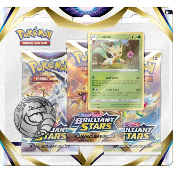 Pokémon TCG - Brilliant Stars 3 Pack Blister