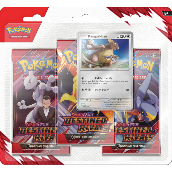 Pokémon TCG - Destined Rivals 3 Pack Blister