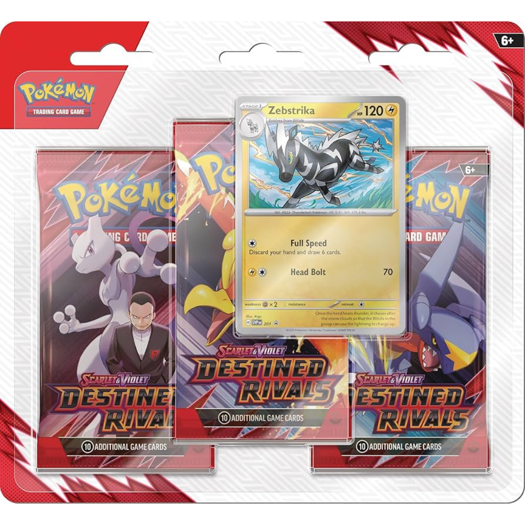 Pokémon TCG - Destined Rivals 3 Pack Blister | TcgReus Pokémon TCG - Destined Rivals 3 Pack Blister | TcgReus