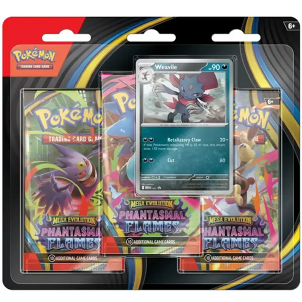 Pokémon TCG - Phantasmal Flames 3 Pack Blister