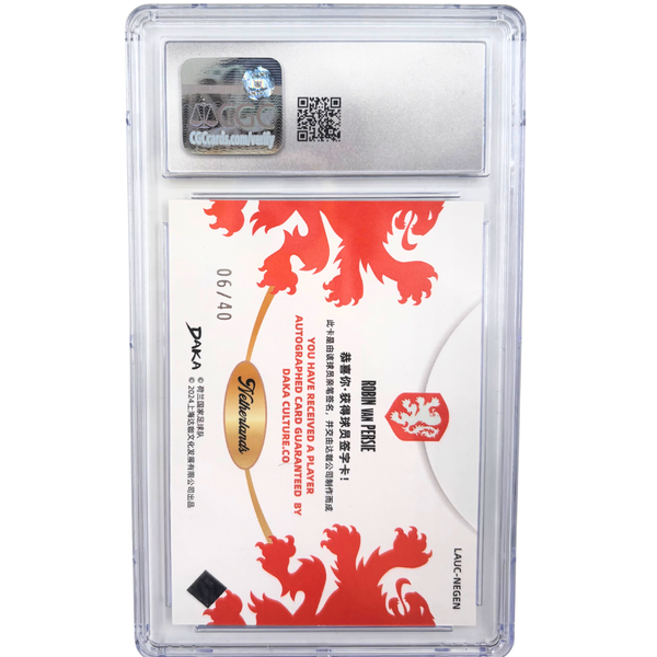 Robin van Persie 06/40 Autograph CGC 9 DAKA 2024