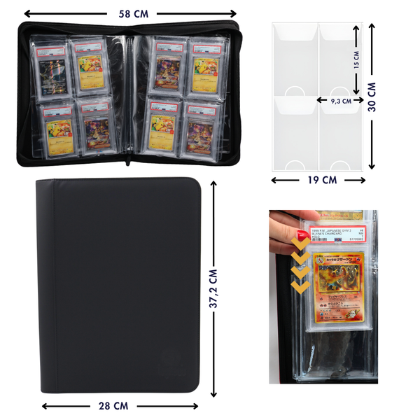 Pokémon TCG - TcgReus Binder petrol 9-Taschen-Ordner