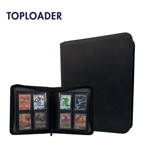 Pokémon TCG - TcgReus Toploader Binder petrol 4-Taschen-Ordner