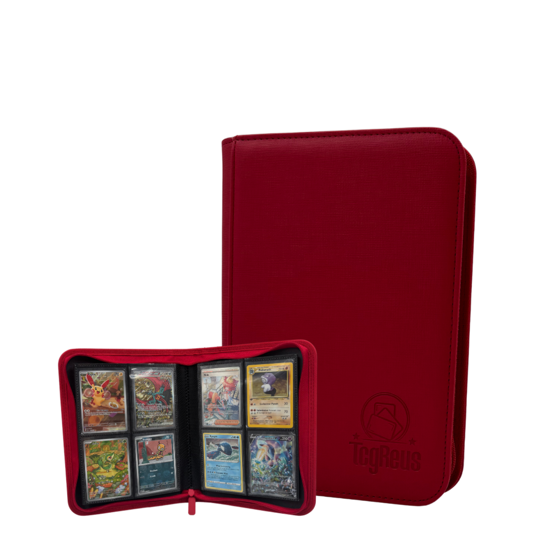 Pokémon TCG – TcgReus Binder schwarze 4-Taschen-Karte