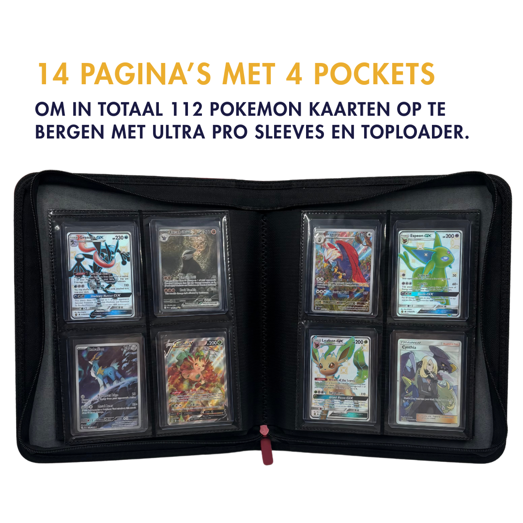 Pokémon TCG - TcgReus Toploader Binder petrol 4-Taschen-Ordner