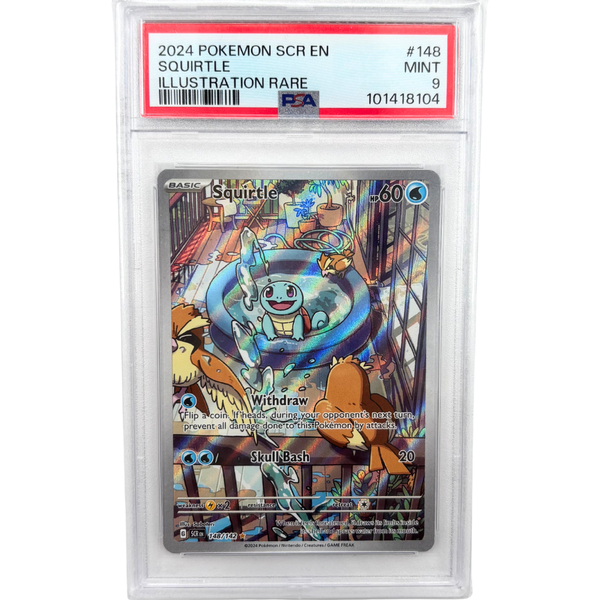 Squirtle #148 Stellar Crown PSA 9