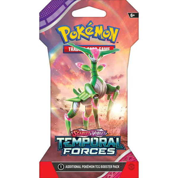 Pokémon TCG – Boosterpack mit Hüllen für Zeitkräfte