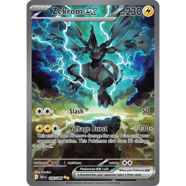 Pokémon TCG - Zekrom ex BLK 166