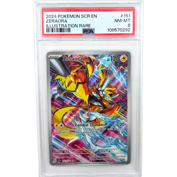 Zeraora #151 Stellar Crown PSA 8