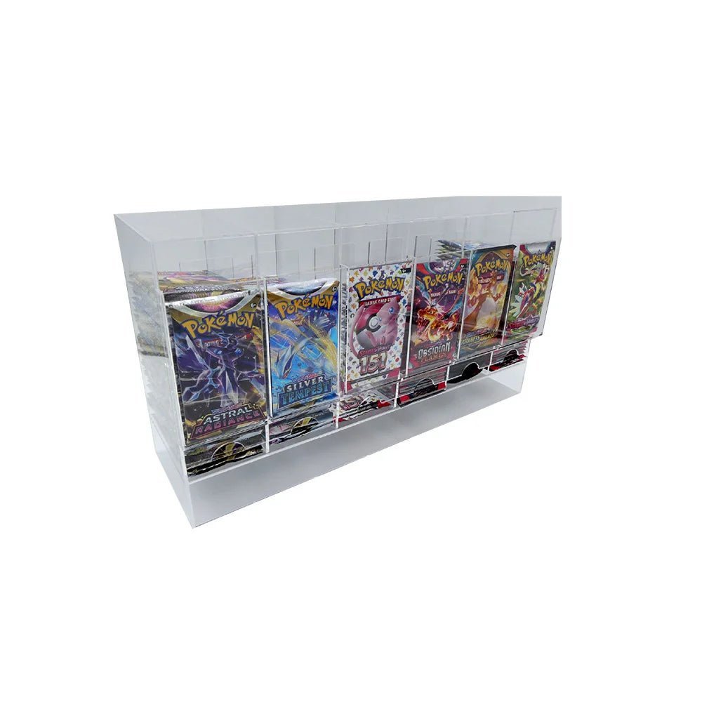6-Slot Acrylic Booster Pack Display Dispenser For Pokmon Cards - Countertop/Tabletop 6-Slot Acrylic Booster Pack Display Dispenser For Pokmon Cards - Countertop/Tabletop
