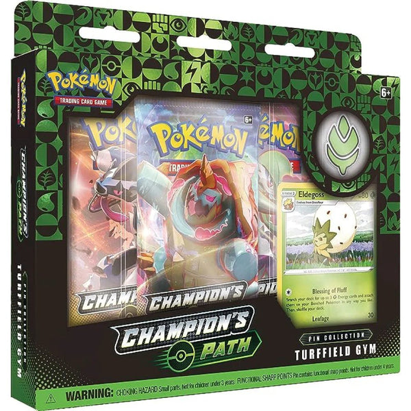 Pokémon TCG - Champion's Path Pin Collection Turffield Gym - TcgReus