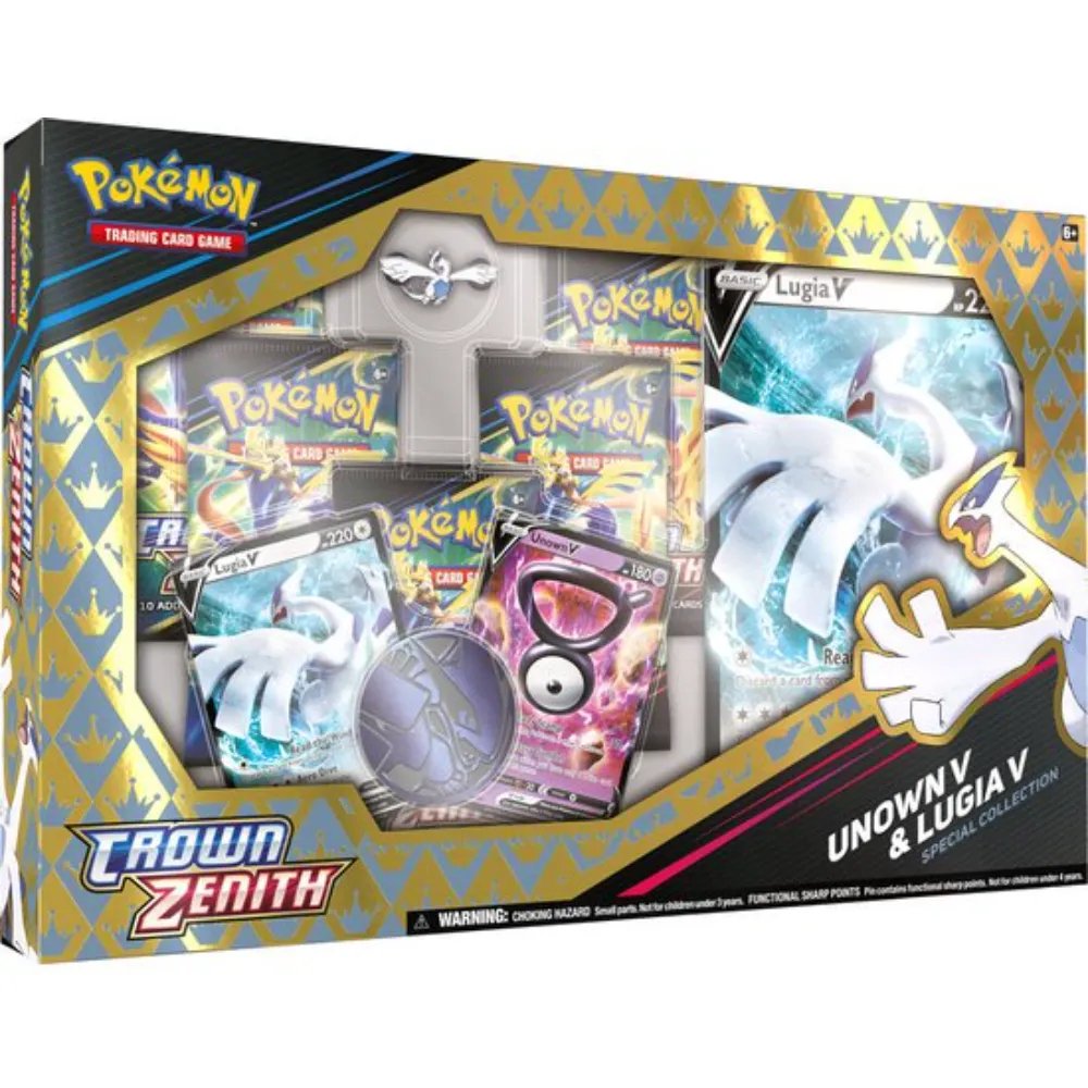 Pokémon TCG - Crown Zenith Unown V & Lugia V Special Collection - TcgReus