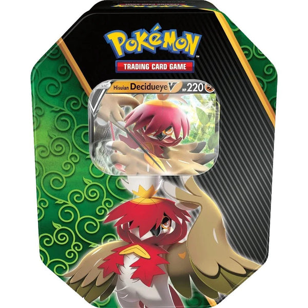 Pokémon TCG - Divergent Summer Tin Hisuian Decidueye V - TcgReus
