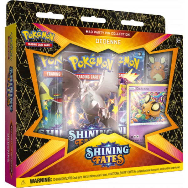 Pokémon TCG - Shining Fates Mad Party Pin Collection Dedenne