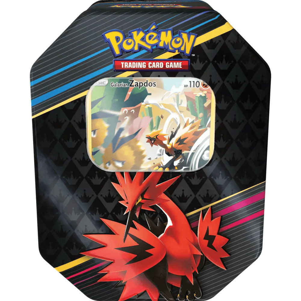 Pokémon TCG - Crown Zenith Galarian Zapdos Special Art Tin