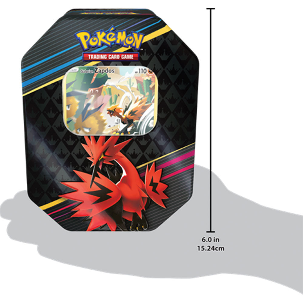 Pokémon TCG - Crown Zenith Galarian Zapdos Special Art Tin