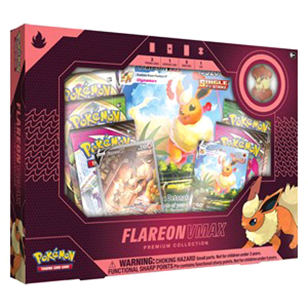 Pokémon TCG - Flareon VMAX Premium Collection Box - Pokéreus