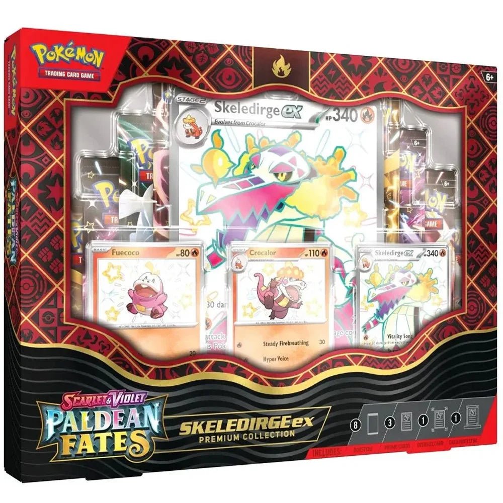 Pokémon TCG - Paldean Fates Premium Collection Box Skeledirge - Pokéreus