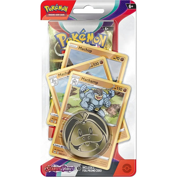 Pokémon TCG - Scarlet & Violet Base Premium Checklane Blister Machamp - Pokéreus