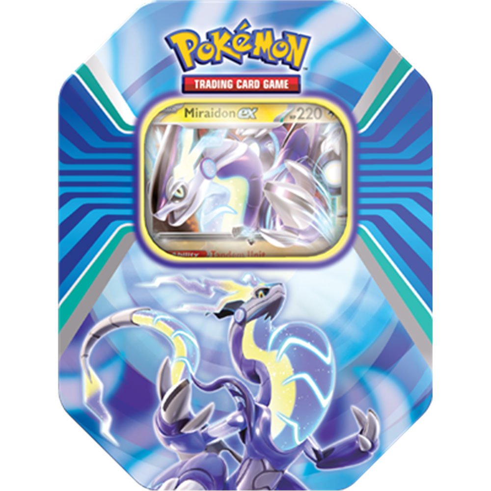 Pokémon TCG - Scarlet & Violet Paldea Evolved Miraidon Tin - Pokéreus