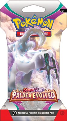 Pokémon TCG - Scarlet & Violet Paldea Evolved Sleeved Booster Pack - Pokéreus