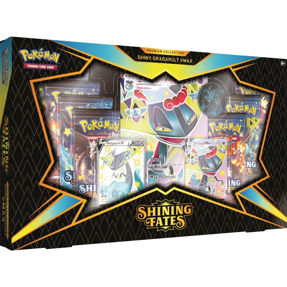 Pokémon TCG - Shining Fates Premium Collection Shiny Dragapult VMAX Box - Pokéreus
